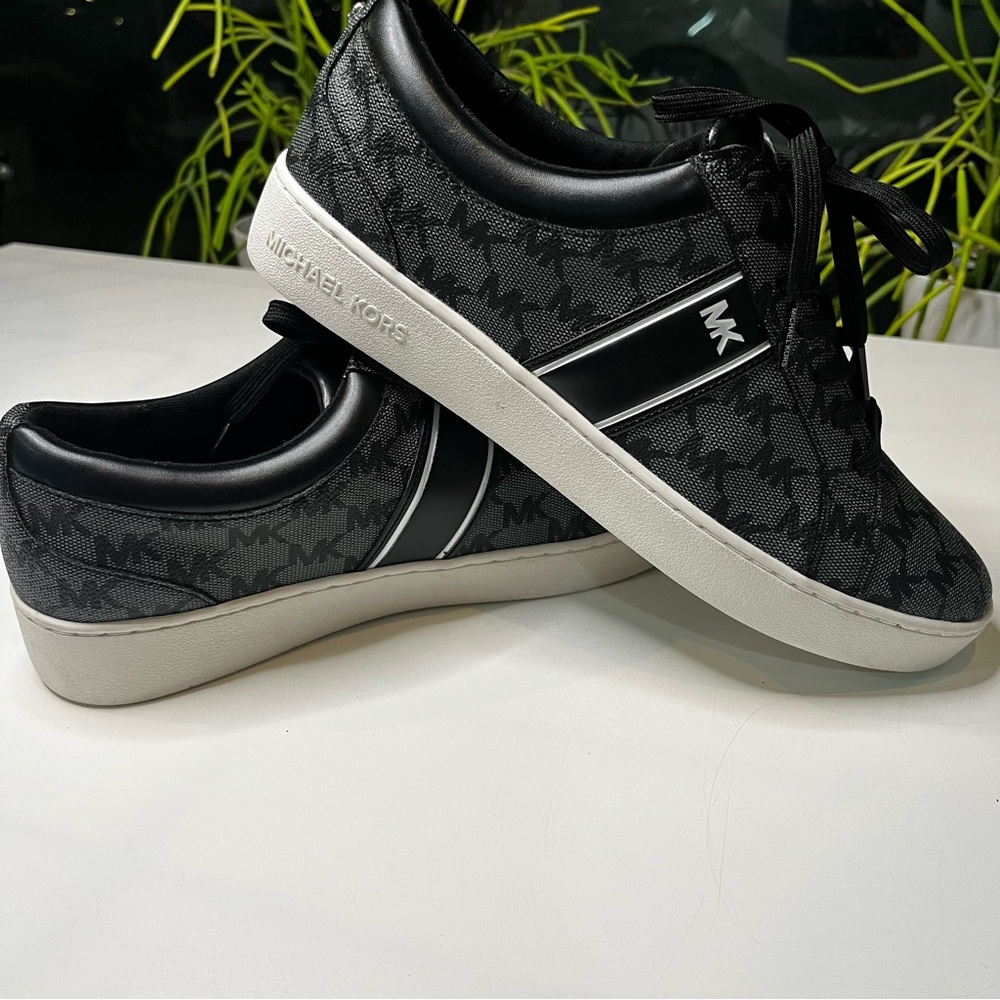 Michael Kors Black and Gray Sneakers